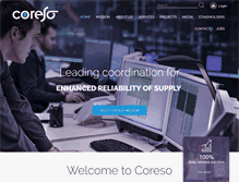 Tablet Screenshot of coreso.eu